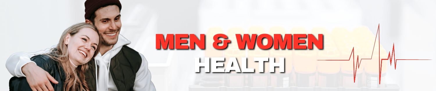 Men and Women Health Banner