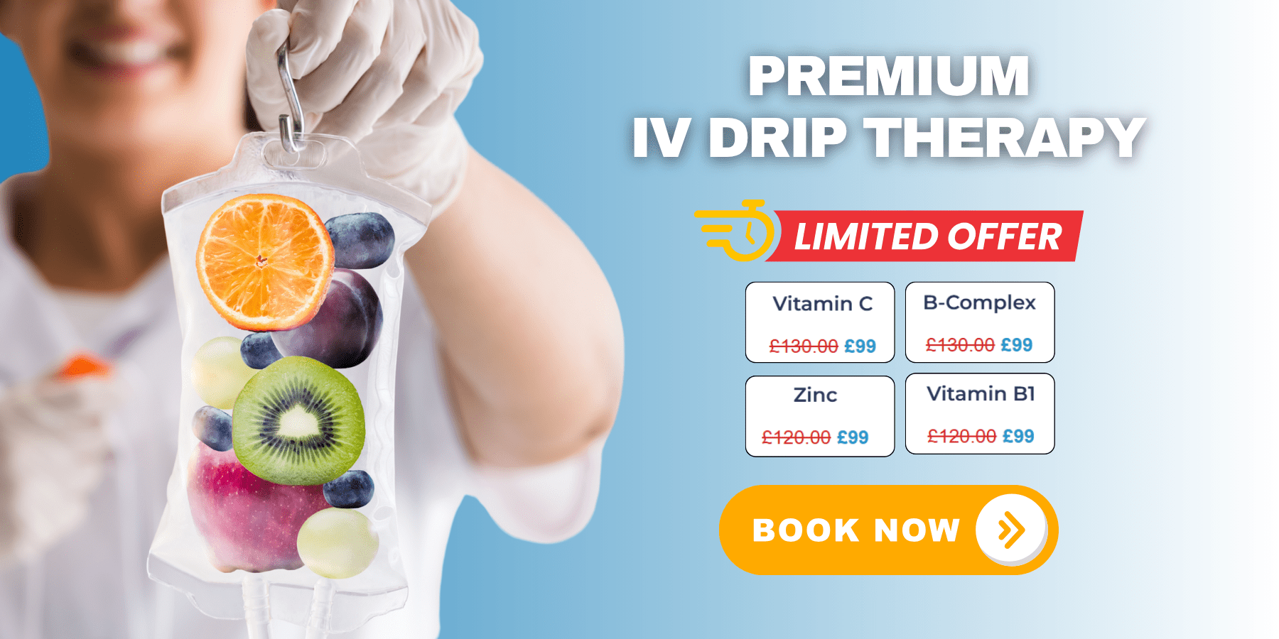 Premium IV drip therapy in London
