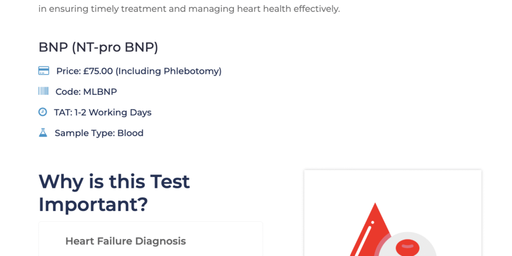 NT-proBNP Blood Test | Price, Fast Results, Heart Assessment
