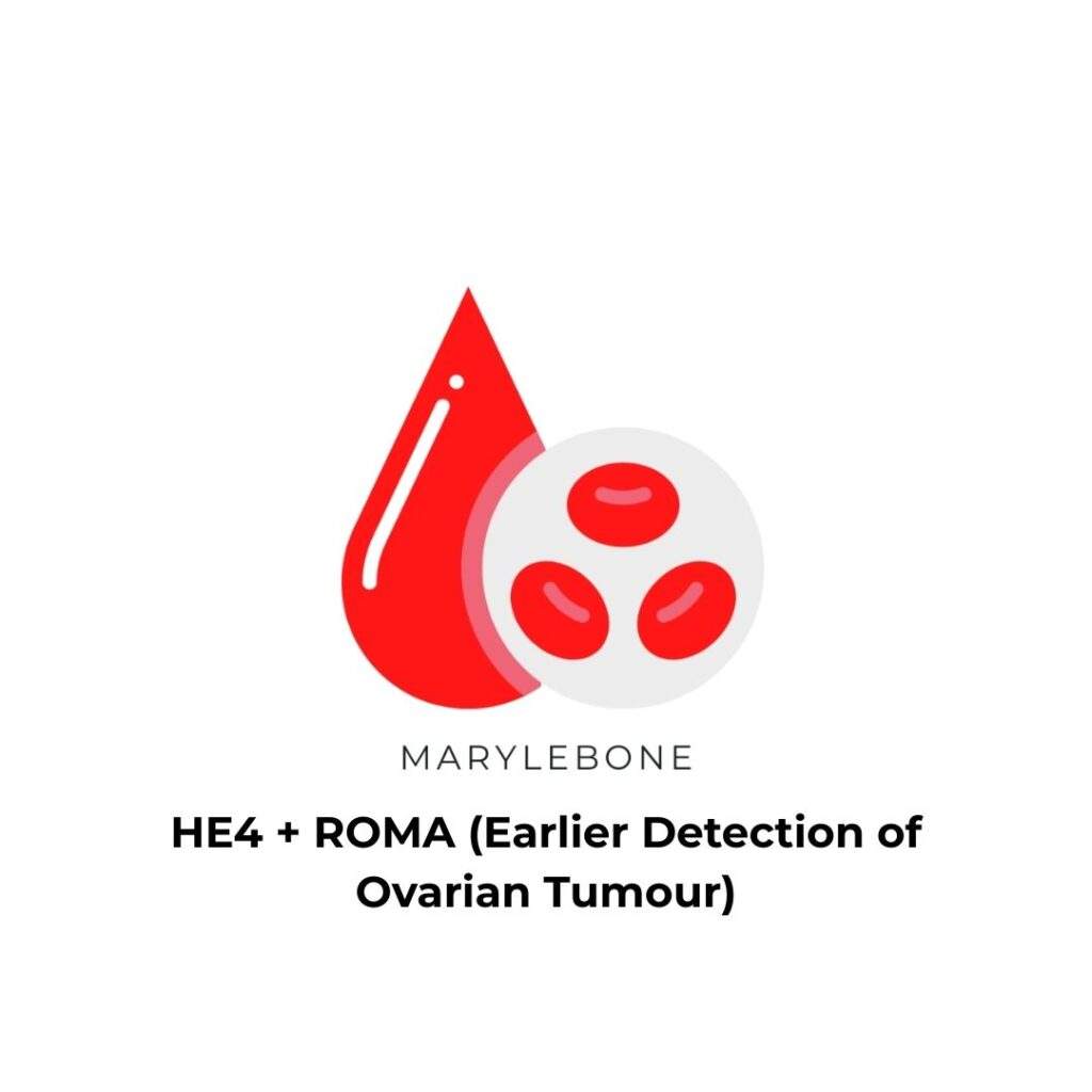 HE4 + ROMA (Earlier Detection of Ovarian Tumour)-blood-test-in-london-at-marylebone-diagnostic-centre