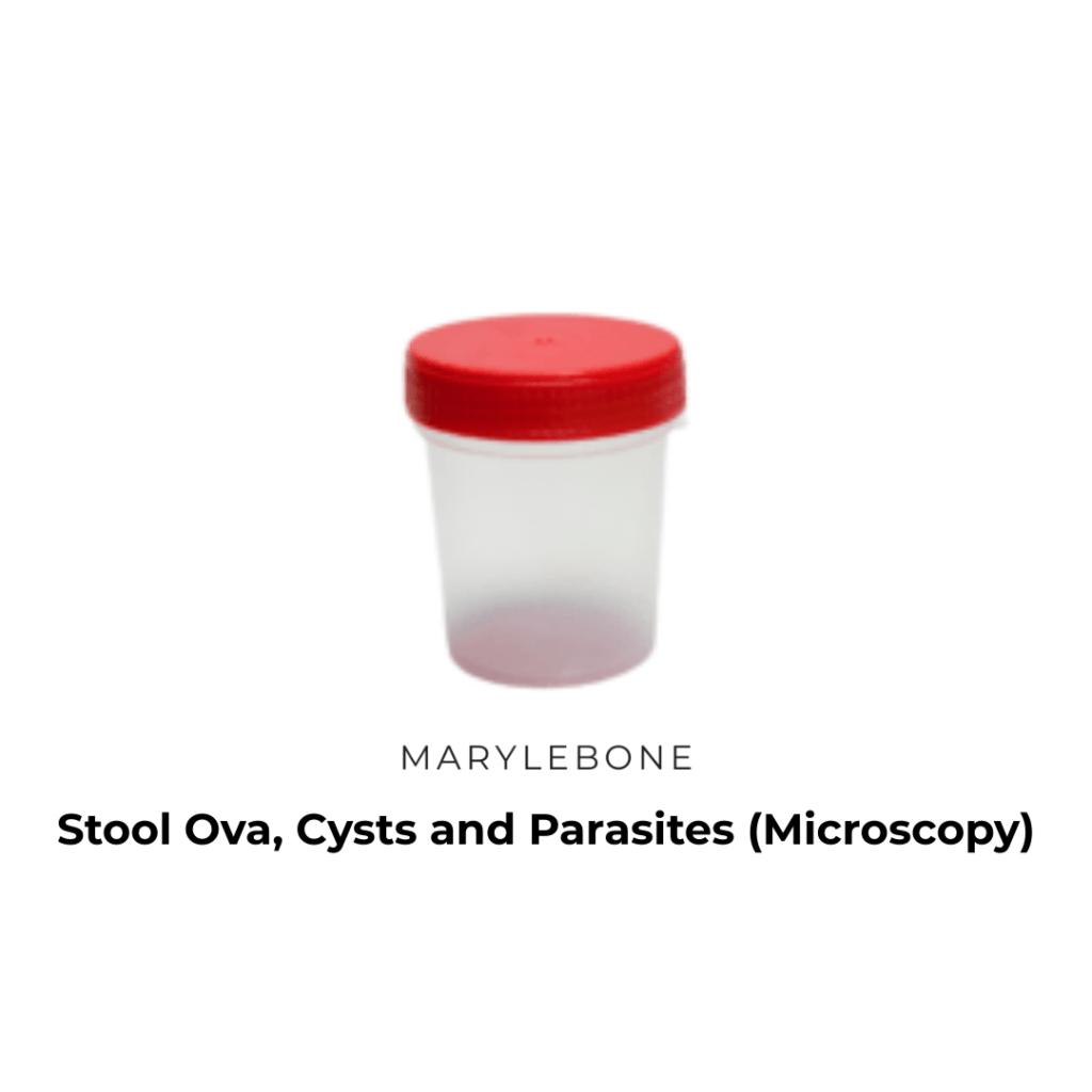 Stool Ova, Cysts and Parasites (Microscopy) test in Marylbone