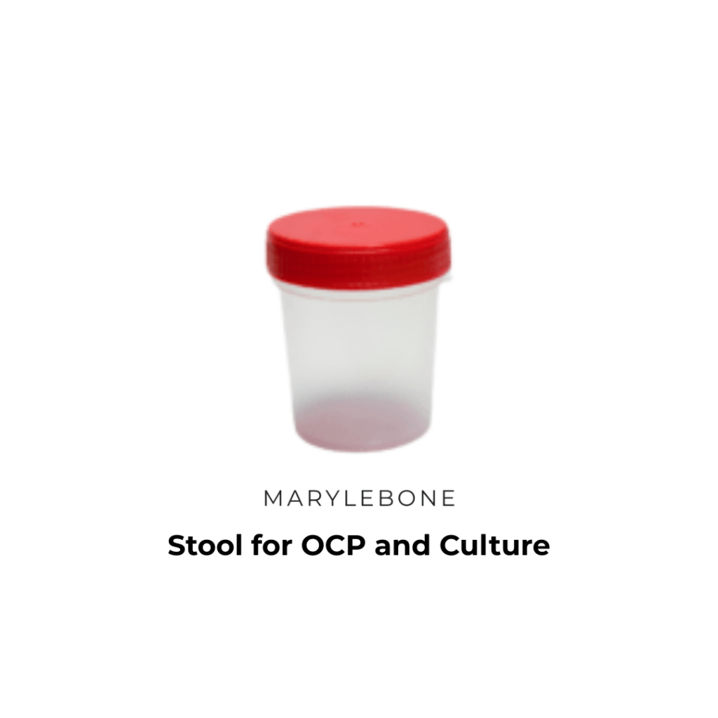 Stool for OCP and Culture test in Marylbone