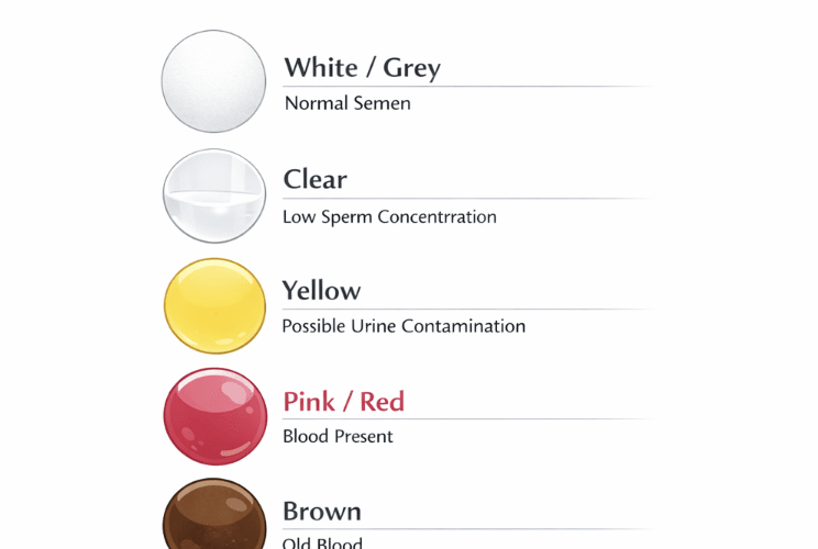 Semen colour can tell you more than you think. While many changes are harmless, some may signal an underlying issue. The key is knowing what is normal and when to act.