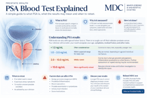 PSA Blood Test Explained Infographic