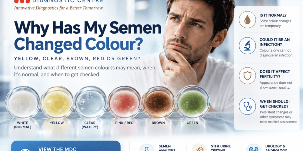 semen changed colour